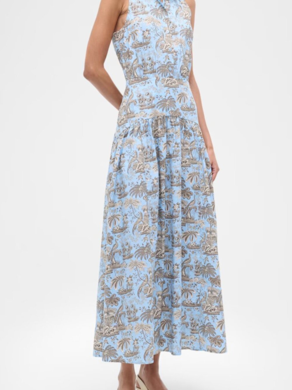 STAUD Romy Midi Dress NWT